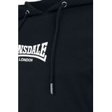 Lonsdale Hoodie Beetham Kapuzensweatshirt schmale Passform Black