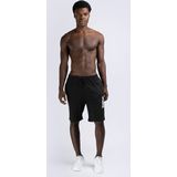 Lonsdale - FRINGFORD - Sweatshort - Zwart - 80% Katoen, 20% Polyester, Met Trekkoord, 2 Zakken