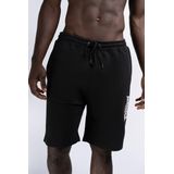 Lonsdale - FRINGFORD - Sweatshort - Zwart - 80% Katoen, 20% Polyester, Met Trekkoord, 2 Zakken