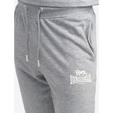 Lonsdale London - Pilsdon - Trainingsbroeken - Grijs Gemêleerd - 90% Katoen, Medium Heuphoogte