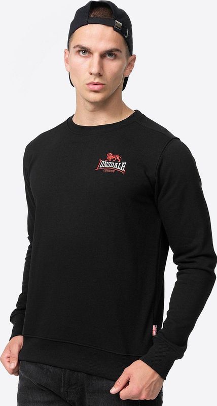 Lonsdale Heren sweatshirt ronde hals slim fit LYMPSTONE