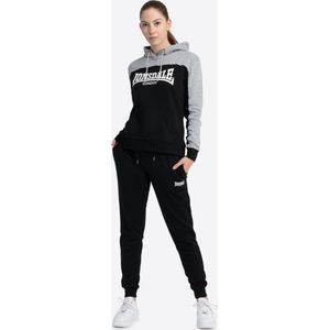 Lonsdale - Hoodie - Zwart - Katoen/Polyester - Sportieve Pasvorm