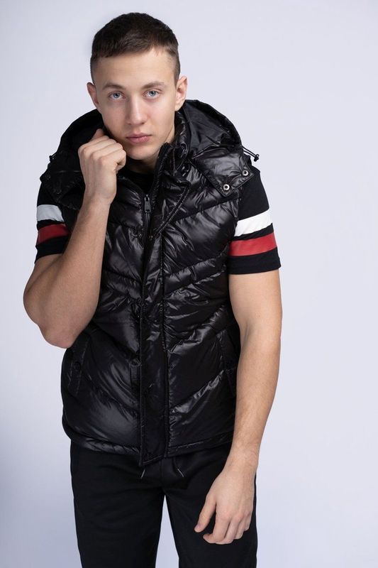 Lonsdale - Allerston - Herenvest - Zwart - 100% Polyester