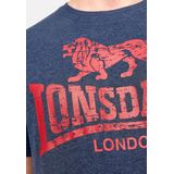 Lonsdale Heren-T-shirt normale pasvorm SILVERHILL