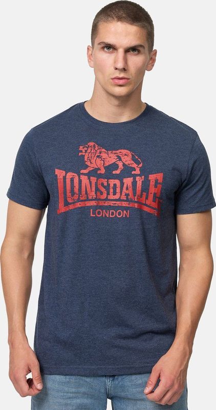 Lonsdale Heren-T-shirt normale pasvorm SILVERHILL