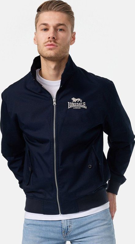 Lonsdale - Classic - Jas - Blauw - 65% Polyester, 35% Gekamd Katoen