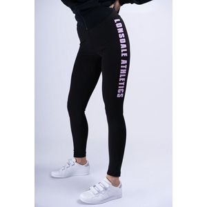 Lonsdale Damen Leggings Clashmore Leggings Black/Lilac