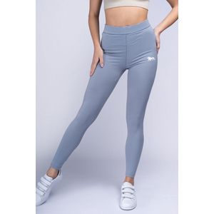 Lonsdale Damen Leggings Skelbo Leggings Pastel Blue/White-XXL