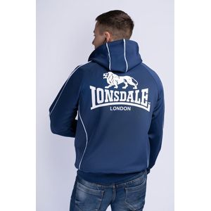 Lonsdale - Achavanich - Trainingsjacke - Dark Navy/White - Met Kapuze