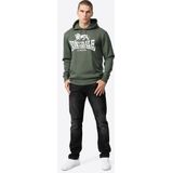 Lonsdale - Sherborne - Hoodie - Groen/Wit - Normale Passform