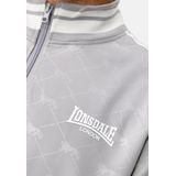 Lonsdale - Ashwell - Trainingsanzug - Grey/White - Smalle Pasvorm