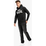 Lonsdale - Fremington - Hoodie - Sportief - Zwart - Slim Fit - Katoen en Polyester