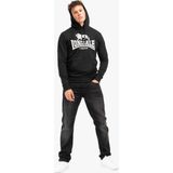 Lonsdale - Fremington - Hoodie - Sportief - Zwart - Slim Fit - Katoen en Polyester