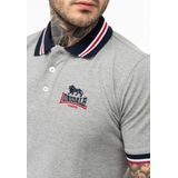 Lonsdale Occumster Polo Met Korte Mouwen Grijs Man