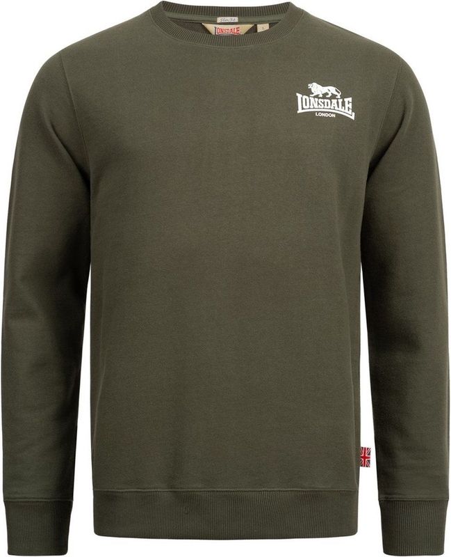 Lonsdale - Longridge - Sweatshirt - Nauwsluitende Pasvorm - 80% Gekamd Katoen - 20% Polyester