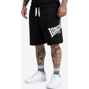 Lonsdale - Polbathic Korte Broek - Zwart / Wit - Lichtgewicht - Ademend - Elastische Tailleband