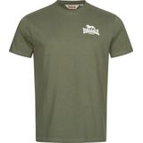 Lonsdale T-Shirt Blairmore T-Shirt normale Passform Doppelpack Green White