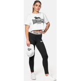 Lonsdale - Gutch Common - T-shirt - Wit/Zwart - Cropped