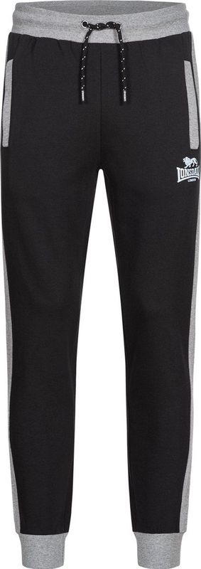 Lonsdale - BROCKLEHILL - Joggingbroek - Marl Grey/Black - Katoen