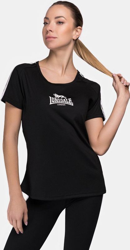 Lonsdale - T-Shirt - Zwart - Katoen/Elasthan