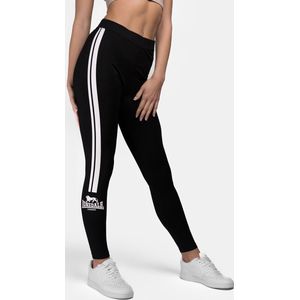 Lonsdale - Mallowhayes - Leggings - Zwart/Wit - Elastisch