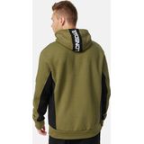 Lonsdale Hoodie Balmullo Kapuzensweatshirt normale Passform Olive/Black/White-3XL