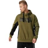 Lonsdale Hoodie Balmullo Kapuzensweatshirt normale Passform Olive/Black/White-3XL