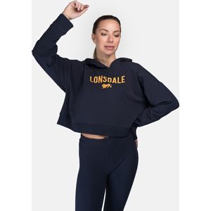Lonsdale - Queenscliff - Dames Hoodie - Cropped - Oversized - Badstof
