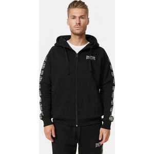 Benlee - Kempton - Kapuzensweatjacke - Zwart/Wit - Normale Pasvorm