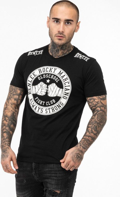 Benlee - Westfall - T-Shirt - Normale Passform - Zwart/Wit