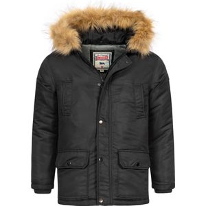 Lonsdale - Rothley - Donsjack - Kinderwinterjas - Zwart - 100% Polyamide