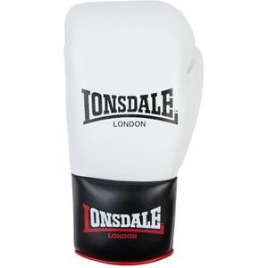 Lonsdale Campton Equipment, uniseks, volwassenen, wit/zwart/rood, 08 oz R
