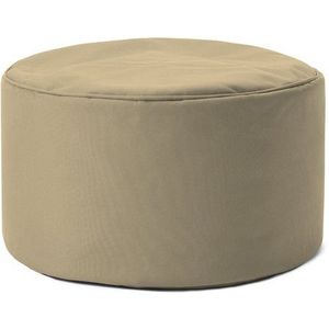 Lumaland Indoor Outdoor Poef Beanbag Stool Hocker 45cm x 25cm waterafstotend - Beige