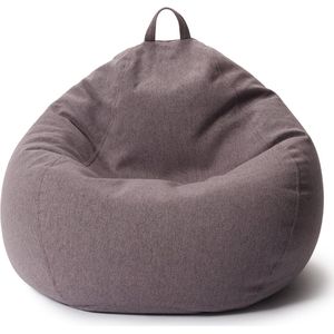 Lumaland Comfort Line Indoor Zitzak M - 70x80x50cm / 120l - Donkergrijs