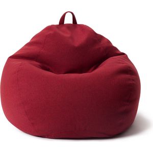 Lumaland Comfort Line Indoor Zitzak M - 70x80x50cm / 120l - Rood