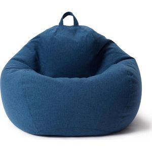 Lumaland Comfort Line Indoor Zitzak 80x90x50cm / 185l Donkerblauw