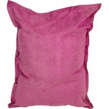 Lumaland - Luxe XXL zitzak - Beanbag van microvelours - Indoor - 380 Liter - 140 x 180 cm - Roze