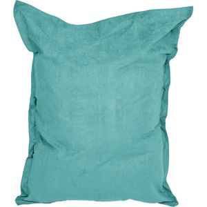 Lumaland Zitzak XXL | Grote Indoor Bean Bag | 140x180cm zachte Reuzenzitzak met 380L volume | Zitkussen voor woonkamer & kinderkamer | Robuust & Wasbare hoes | Lounge Vloerkussen [Turquoise]