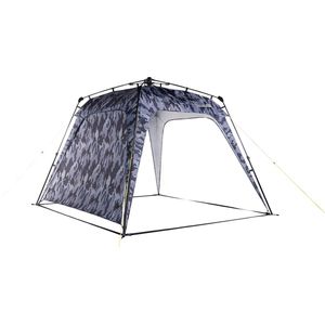 Lumaland - Paviljoen tent - 250 x 250 cm - camouflage grijs