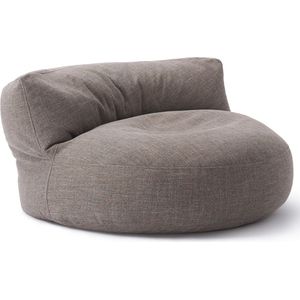 LUMALAND Beanbag Lounge: Zitzak (320 L) voor uw goedgevulde sit-in | Ontdek modern, knuffelbaar design & relax in stijl in- & outdoor I Met aanpasbare EPS vulling | 90 x 50 cm | [Lichtgrijs]