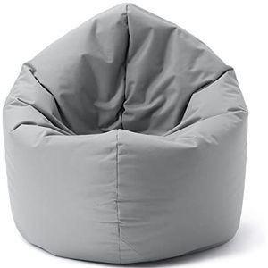 Lumaland zitzak Drops: ronde zitzak (300 L) met 2-in-1-functie voor comfortabel zitten en liggen | De dubbele agent voor relaxmomenten in en buiten I Met aanpasbare EPS-vulling | Ø 120 x 75 cm