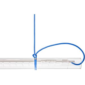 Ingo Maurer Tubular LED hanglamp, wit/blauw