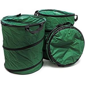 Tuinafvalzak rond 100 l Pop Up 3x tuinzak tuinafval bladeren gazon gras opvouwbaar