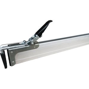 Tussenwandsluiting, aluminium, toepassingsgebied 2400 - 2700 mm, voor boardwanden 21 - 36 mm
