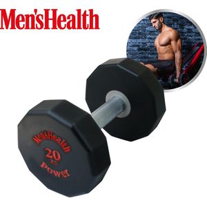 Halter Men's Health Urethane Dumbbell 20 KG Zwart