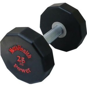 Men's Health Urethane Dumbbell 25 kg, Fitness gemakkelijk thuis - Fitnessaccessoire - MY:37 / Content
