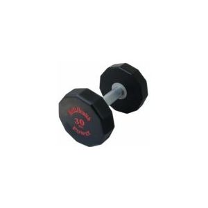 Halter Men's Health Urethane Dumbbell 30 KG Zwart