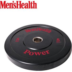 Halterschijven Men's Health 5 KG Zwart