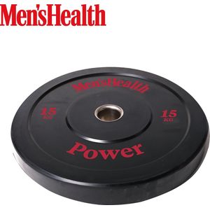 Halterschijven Men's Health 15 KG Zwart