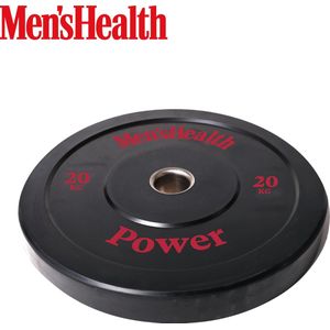 Men's Health Bumper Plates 20 kg - Crossfit - Oefeningen - Fitness gemakkelijk thuis - Fitnessaccessoire